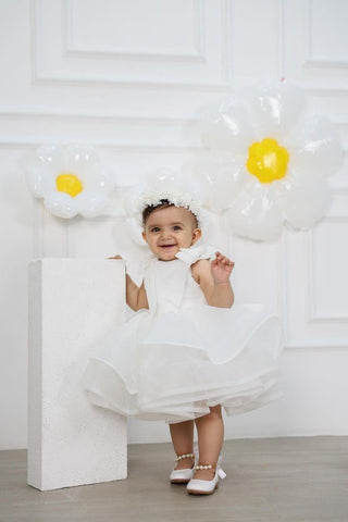 Ela White Girls’ Evening Dress