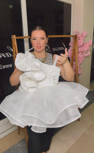 Olivia White Girls’ Evening Dress