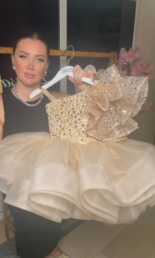 Olivia Gold Girls’ Evening Dress