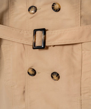 Unisex Mink Vintage Trench Coat