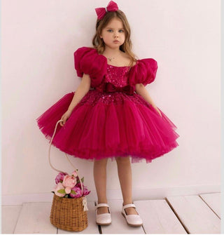 Sindy Fuchsia Girls’ Evening Dress