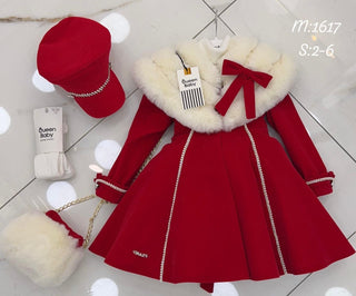 Premium Special Design Red Coat Set