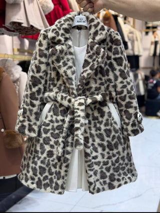 Premium Special Design Leopard Coat 2-Piece Set