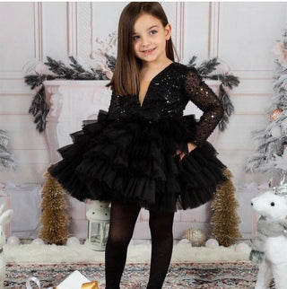 Margarita Black Girls’ Dress