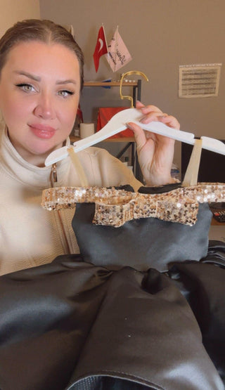 Mono Black Girls’ Evening Dress