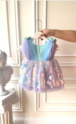 Olesya Green Sequin Dress